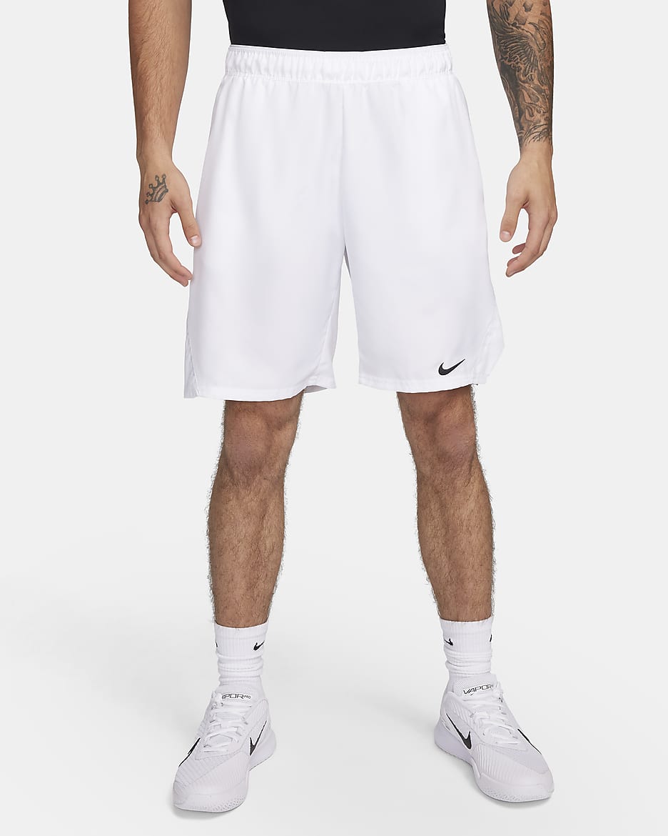 Nike men's 9 dri-fit mesh training shorts best sale